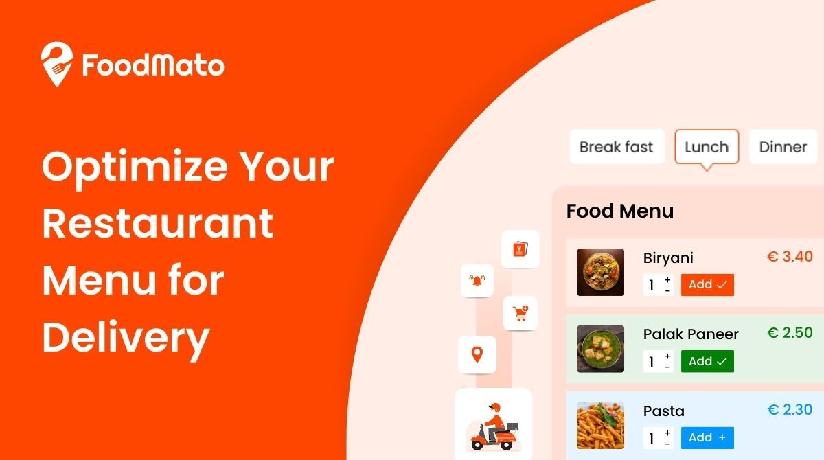 Restaurant Menu Optimization for Delivery