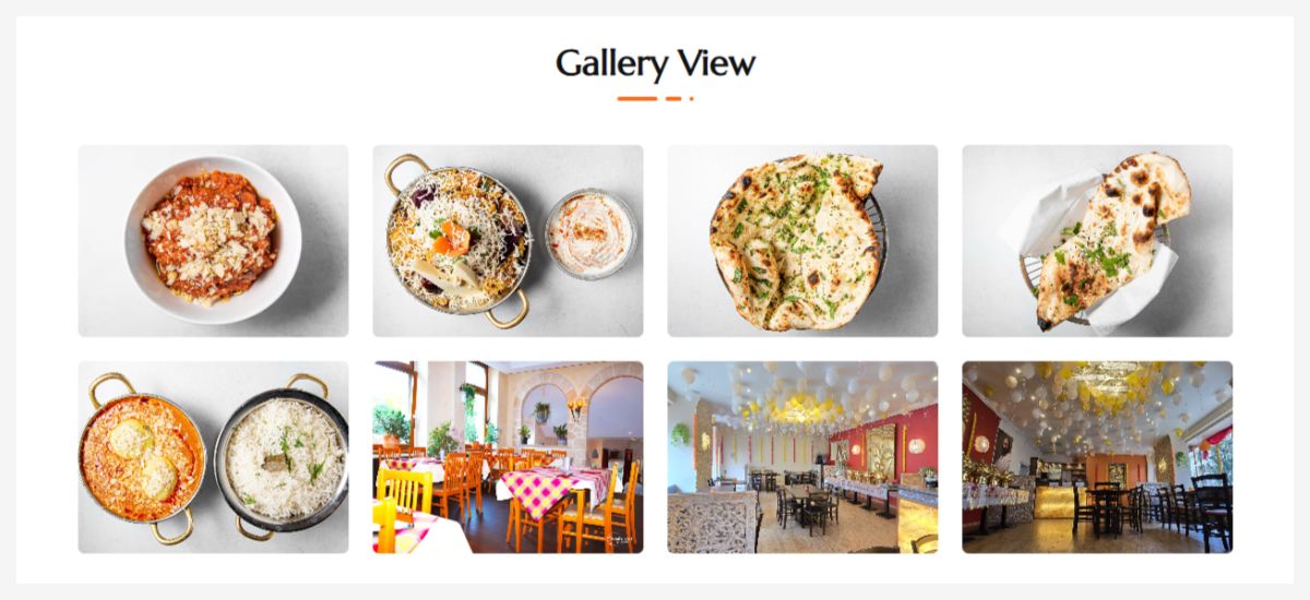 Restaurant Attractive visuals