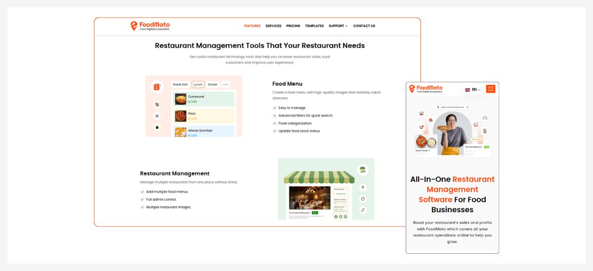 restaurant management system