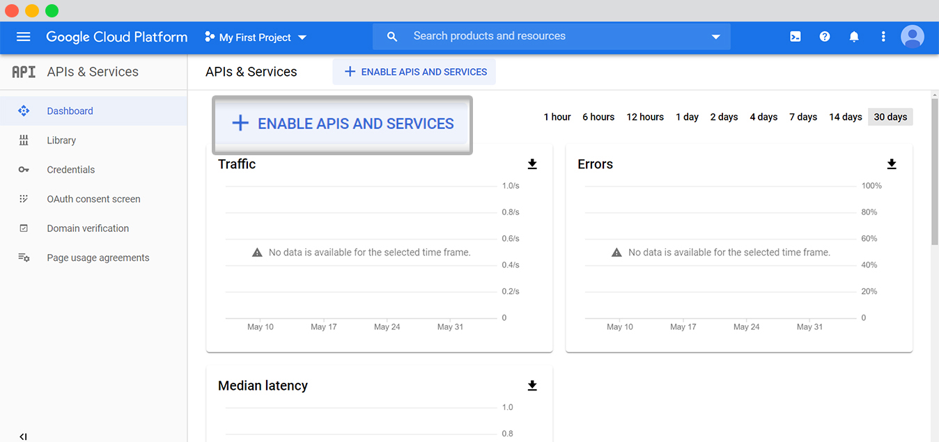 WP food manager enable API services