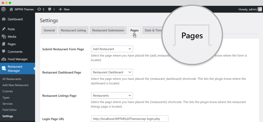 admin-restaurant-pages-setting