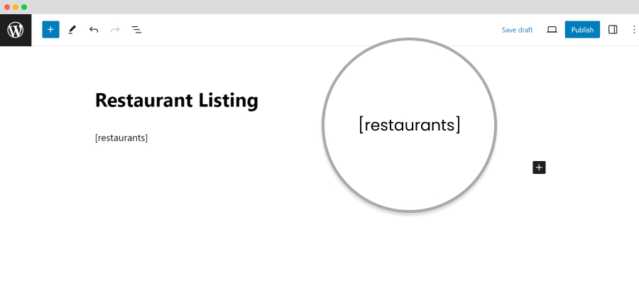 admin-restaurants-shortcode
