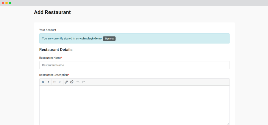 frontend-add-restaurant