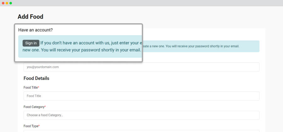 Account Creation