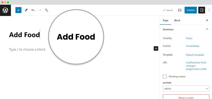 add page title