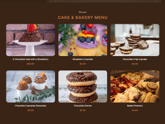 Bakery Template Food