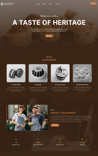 Bakery Template Home