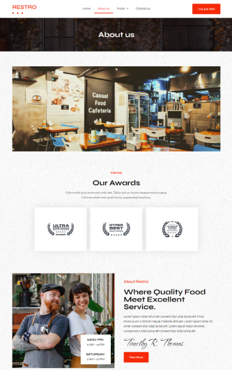 Restro Template About