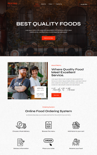 Restro Template Home