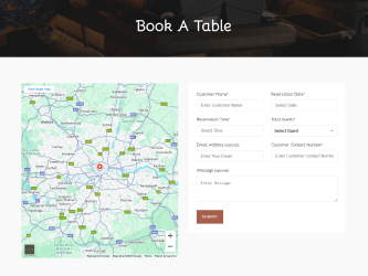 Sprout Cafe Template Contact