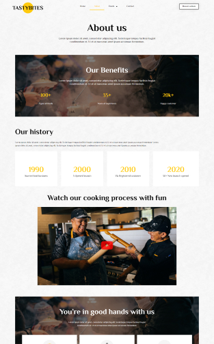 Tastybites Template About